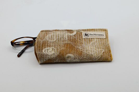 Custodia occhiali in lana Ticinese
