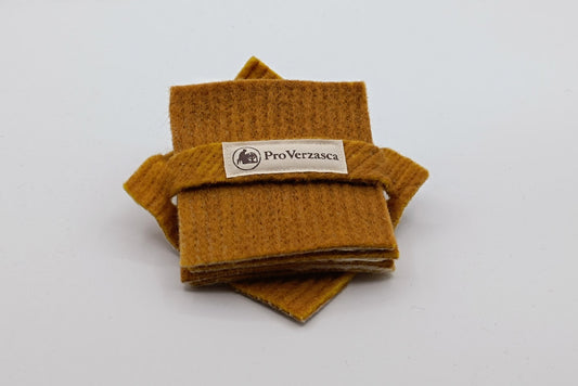 Sottobicchieri  in lana ticinese