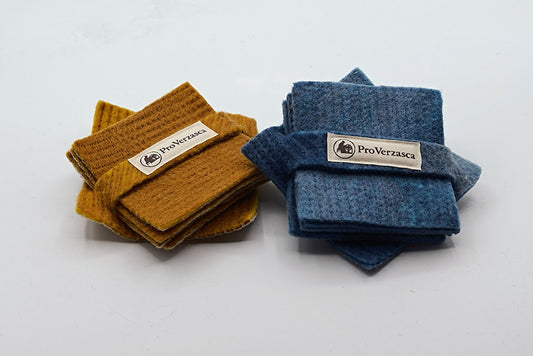 Sottobicchieri  in lana ticinese